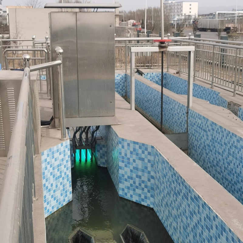 Système UV pour la station d'épuration des eaux usées de Shanxi Qixian