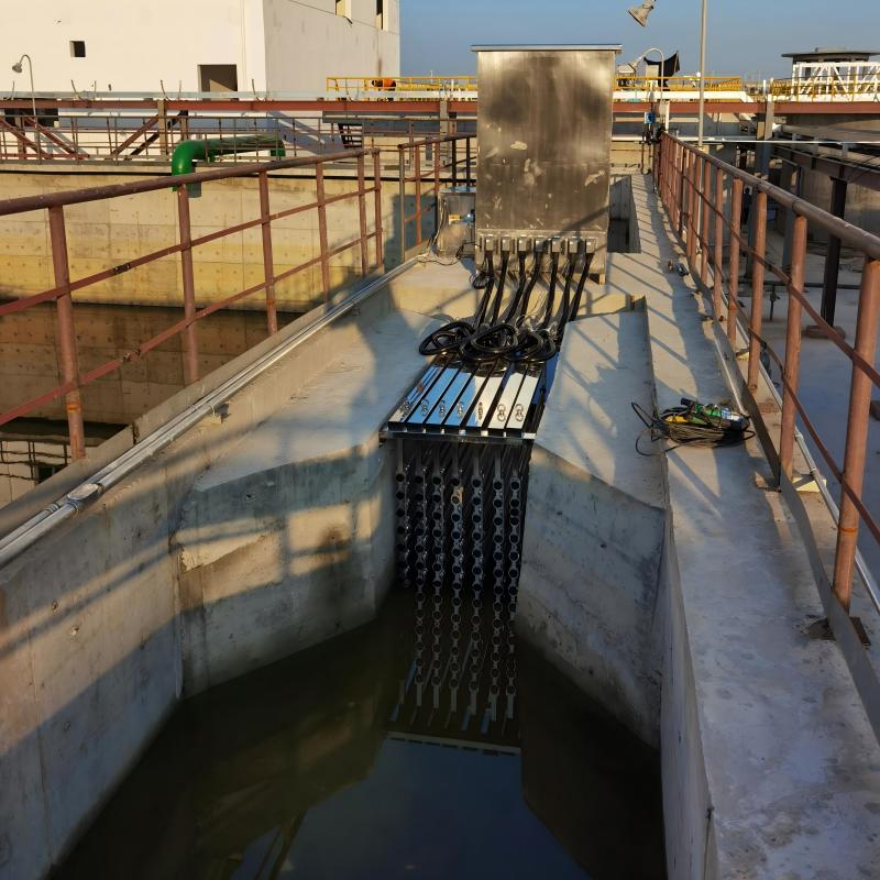 Désinfection UV de la station d'épuration des eaux usées de Tianjin