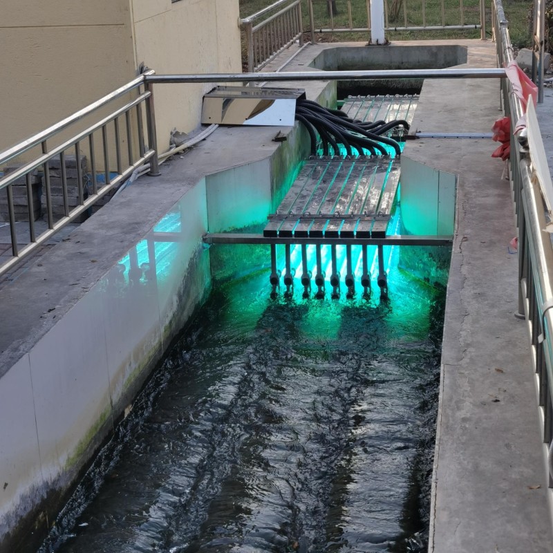 Système UV pour la station d'épuration des eaux usées de Shandong Linyi