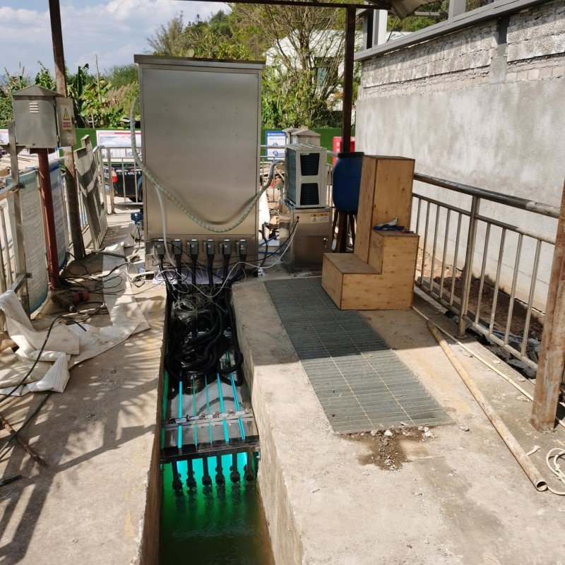 Système UV de la station d'épuration des eaux usées du Yunnan
